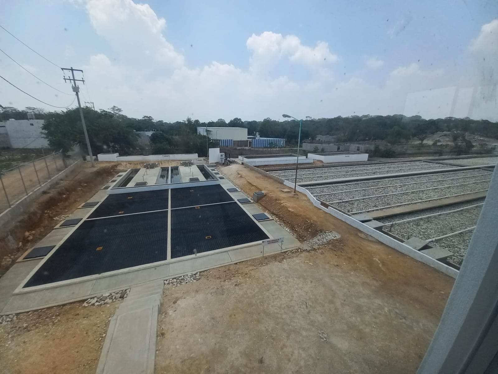 Reactores RAFA y FAFA de la PTAR del ejido El Jobo, Tuxtla Gutiérrez, Chiapas