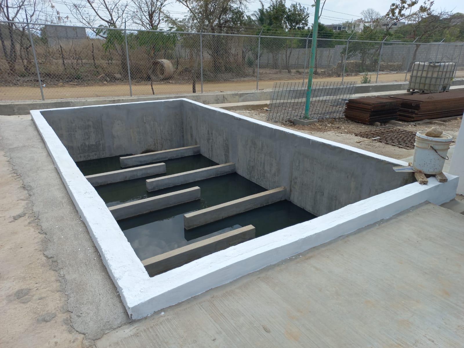Obra de infraestructura hidráulica de la planta de tratamiento El Jobo